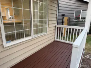 Front porch, front of home street side