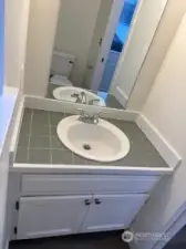 Main floor half bath