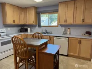 Great place to gather to prepare food and to eat.