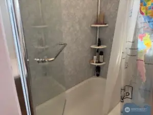 Tub shower combo.