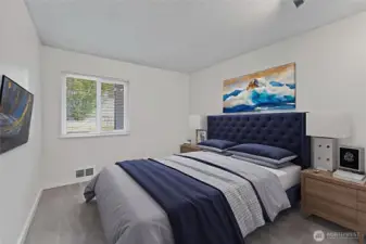 Second bedroom with virtual staging
