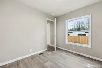 2nd Bedroom with small walk in closet