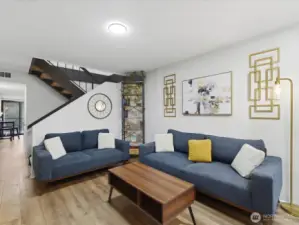 Updated interior! Spacious Living Room