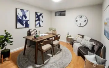 3rd bedroom that is non-conforming. Big office space or bonus room with a large closet