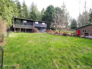 Generous sized multi level home on .57 acres.