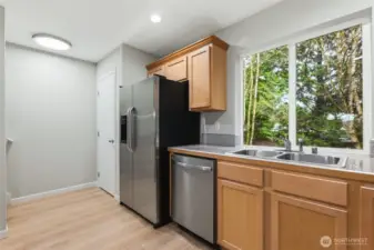 Lots of light and tons of kitchen storage