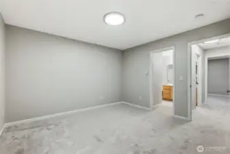 Rear primary bedroom