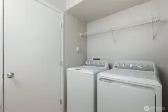 Washer and dryer included
