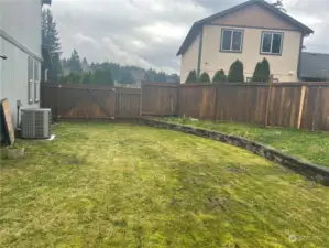 Fenced Backyard