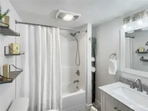 Full bathroom on main floor