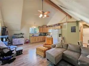 Vaulted Ceilings with Skylights and ceiling fans in Bonus Space