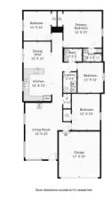 The floorplan