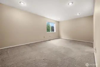 Sellers had a home office to the right of the window on the far wall.