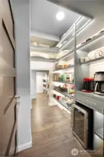 Oversized pantry.