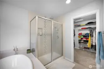 5-piece primary bathroom.