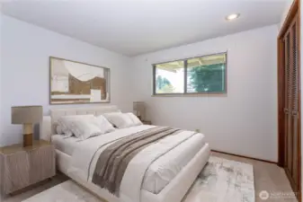 Staged photo, 4th bedroom