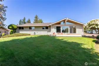Rear of home