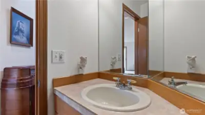 Main floor half bath