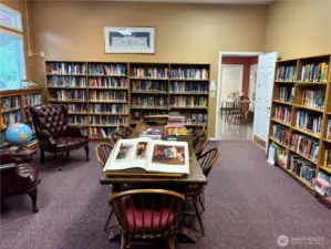 Wonderful library with a large and varied book selection