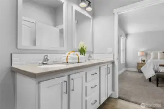 **Photos of the same floor plan but of a different home.