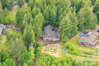 Approximate property lines..