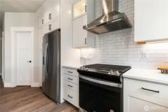 Staged kitchen