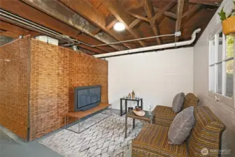 A light-filled space, with decent ceiling