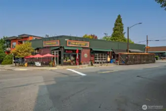 The long standing Tangletown Public House, was formerly the Honey Bear Bakery from Stehekin.