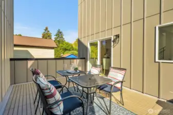 Deck off Kitchen
