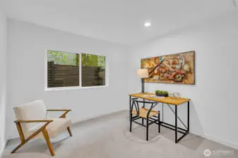 downstairs room