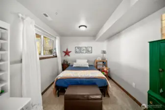 Lower level office or use as a spare bedroom