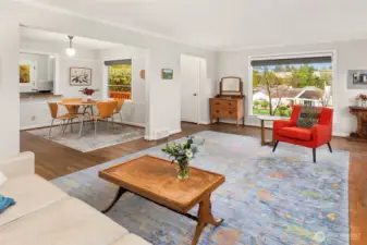 Cozy yet open with lovely territorial views