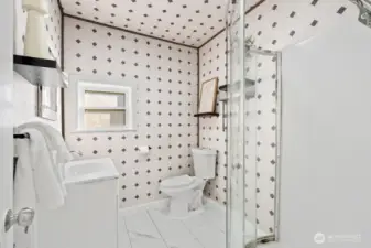 Updated systems including new sewer connection