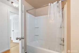 bathtub in guest bath