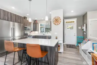 Island with extra eating space