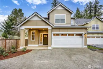 Finished home, same plan built on another homesite.