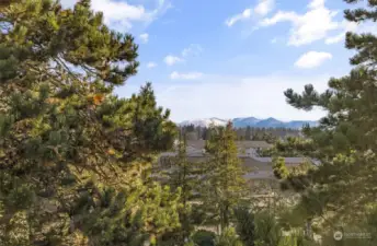 View of Cascades mountains