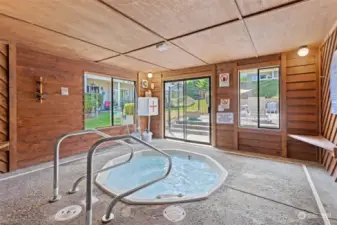 Indoor hot tub