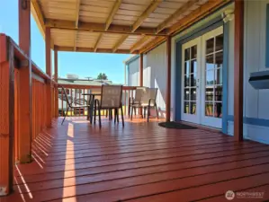 Covered back Deck