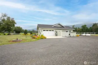 Attached 2 car garage plus plenty of additional parking space.