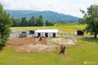 One of Whatcom County’s finest soils supports this property’s fully fenced pastures with 365 days of turnout.