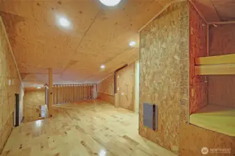 Upstairs loft space.