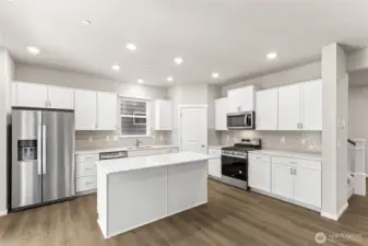 tons of cabinets for storage