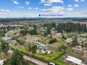 Looking SE from property. Sky is enhanced from a cloudy day