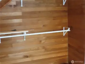 Cedar lined closet