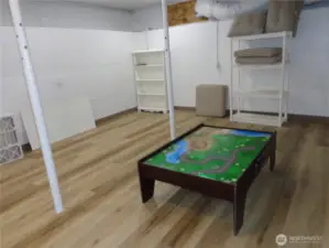Extra finished room in basement