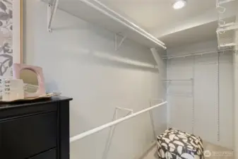 2nd primary closet with window.