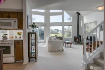 From South side entrance