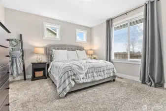 Owner's suite tucked in back of home