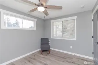 View from bedroom or office